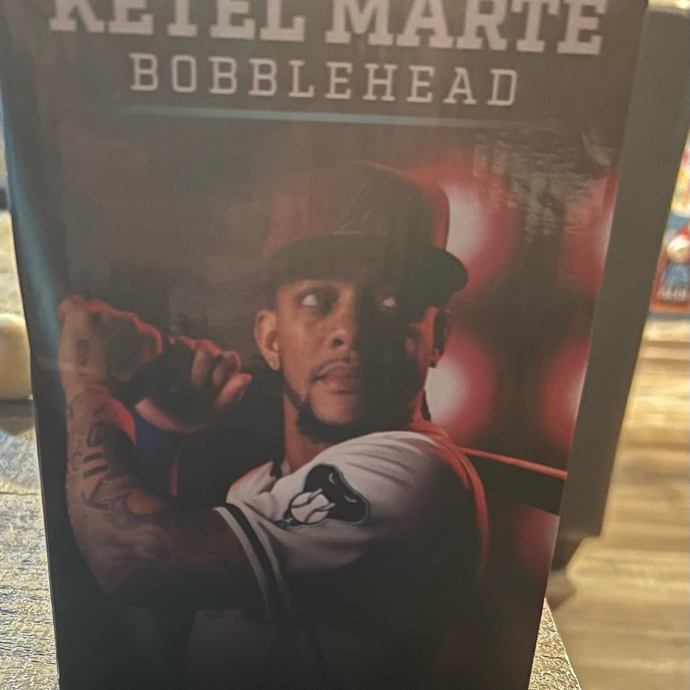Ketel Marte Bobblehead - Black and White